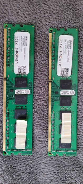 2x8GB DDR3L 1600 MHz 1.35V DIMM – 16 GB RAM | 2-POWER