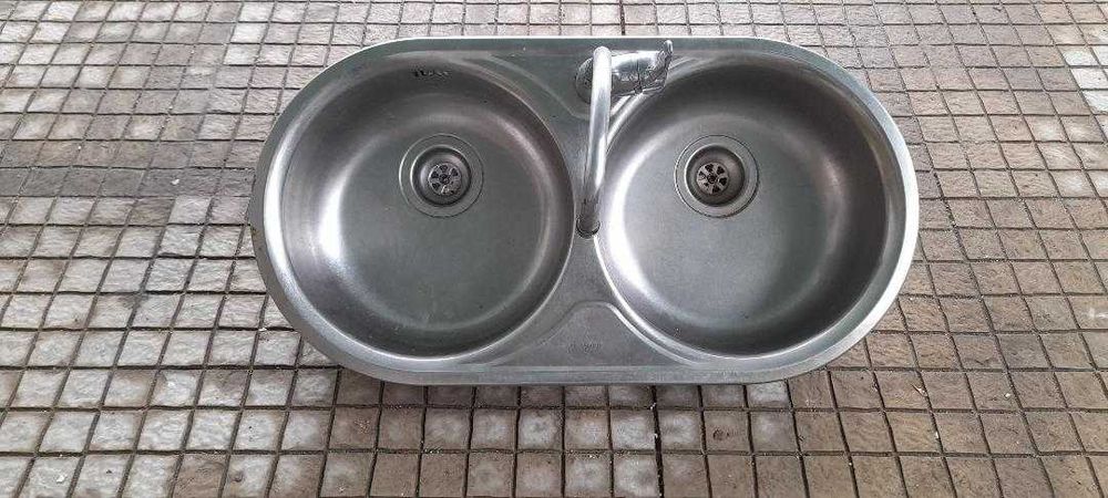 lava-loiça de cozinha com dupla cuba