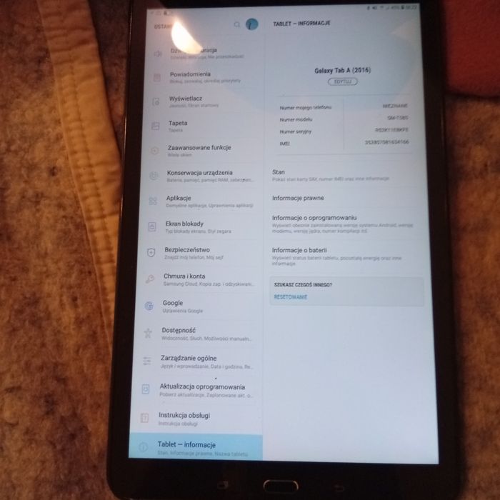 Tablet Samsung tab a LTE 2/32gb SM-T586