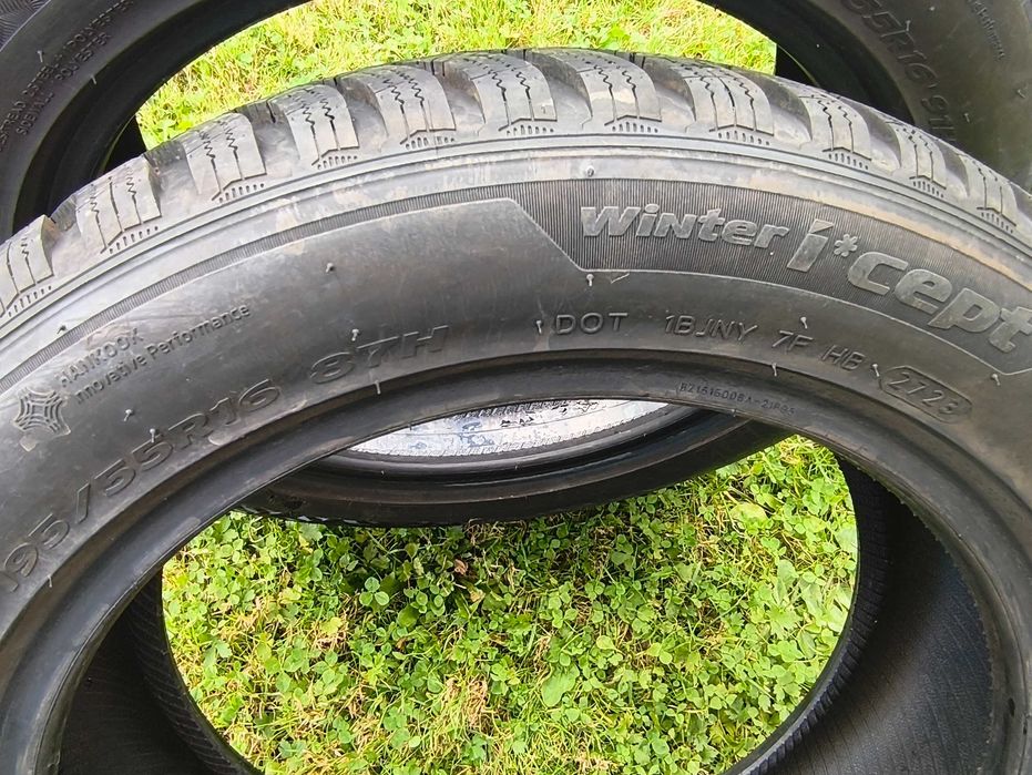 opony zimowe 195/55R16 Hankook jak nowe