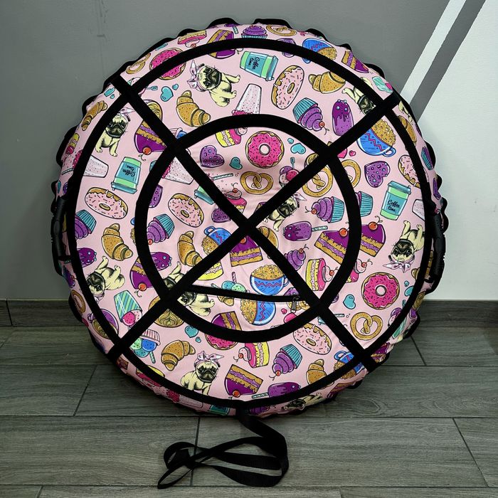 Тюбінг 100см 120см тюбинги надувные санки ватрушка для снега тюб