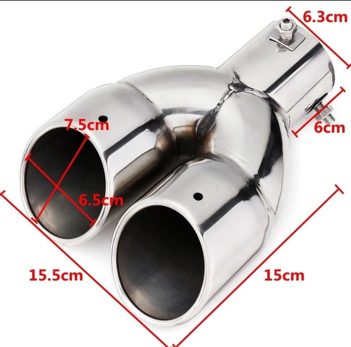 Ponteira dupla inox