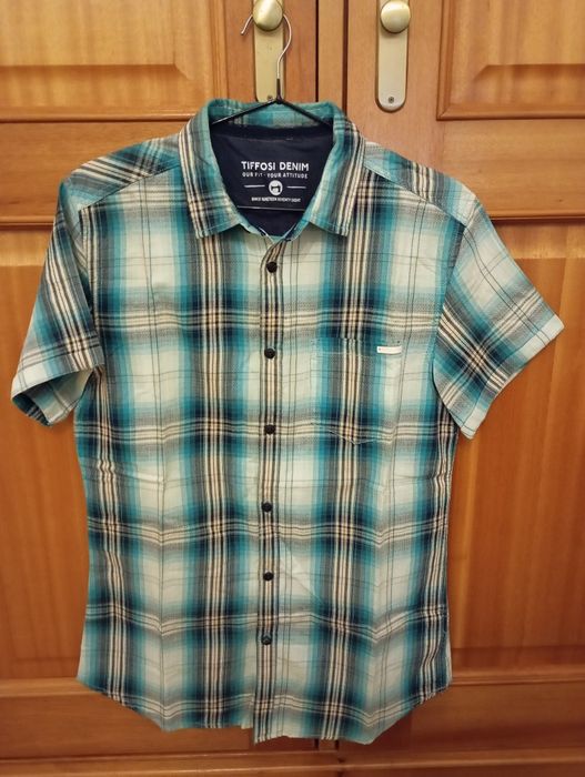Camisa azul Tiffosi