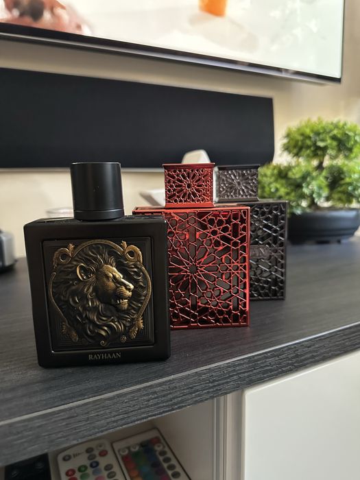 Rayhaan perfumy Obsidian, Crimson, Lion