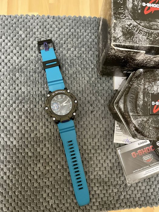 Годинник Casio G-Shock Ga-2200 в кольорі Brown/Blue/Black