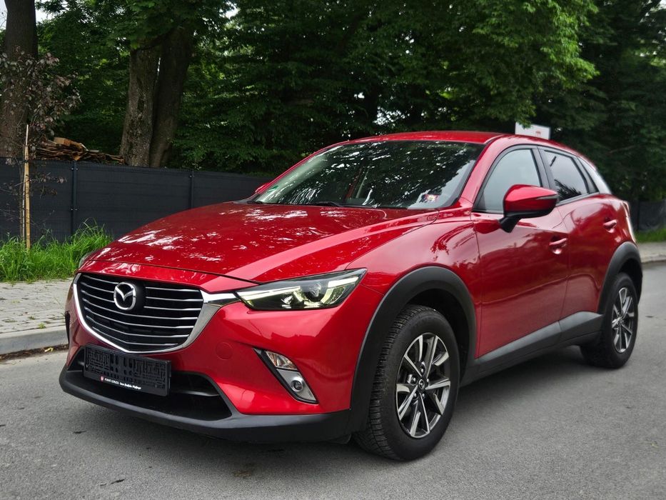Mazda CX-3 Mazda cx3 CX-3 Zadbana Automat Led Full opcja Idealna Czerwona 2.0