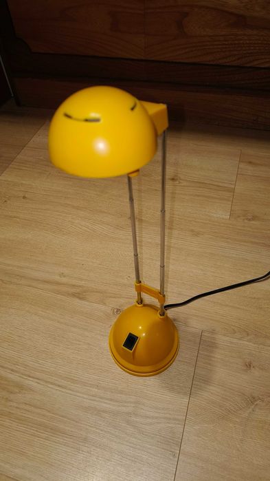 Lampa biurkowa vintage yellow El Star 20w halogen stan bdb