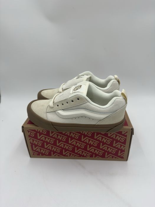 Buty Sportowe Trampki Vans Old Skool kremowe nowe  KNU skool 36