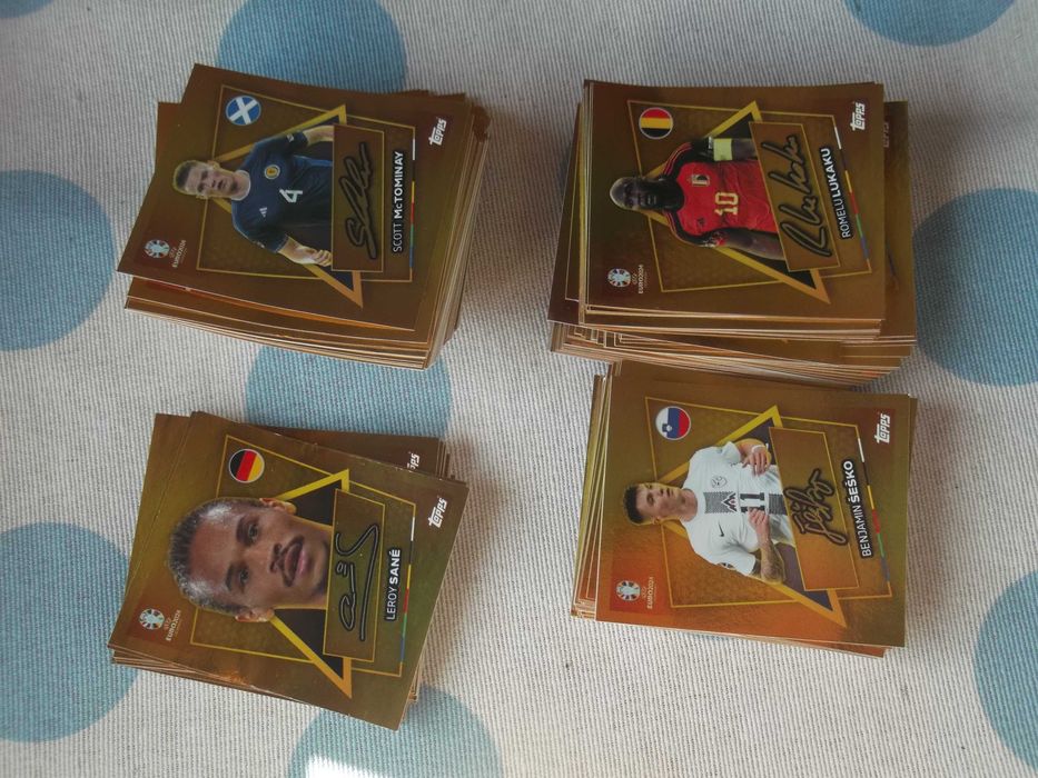 Cromos  Euro 2024    mais os     SP dourados