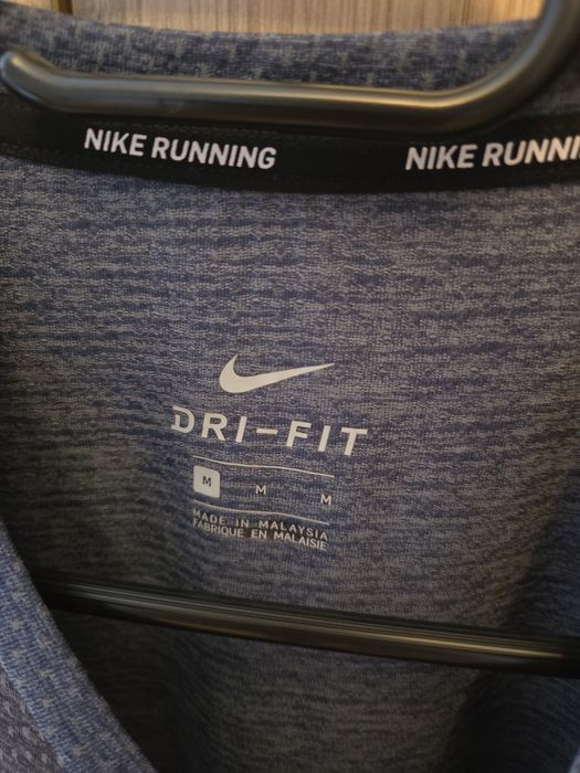 Koszulka treningowa męska nike running r. M granatowa
