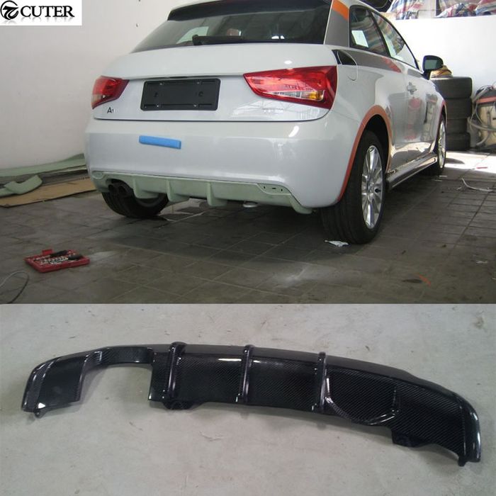 SPOILER DIFUSOR DE ESCAPE PALA ABA AUDI A1 RS1 S1 S-LINE SLINE novo