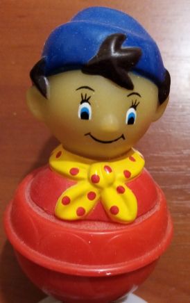 игрушка неваляшка гномик гном маленькая