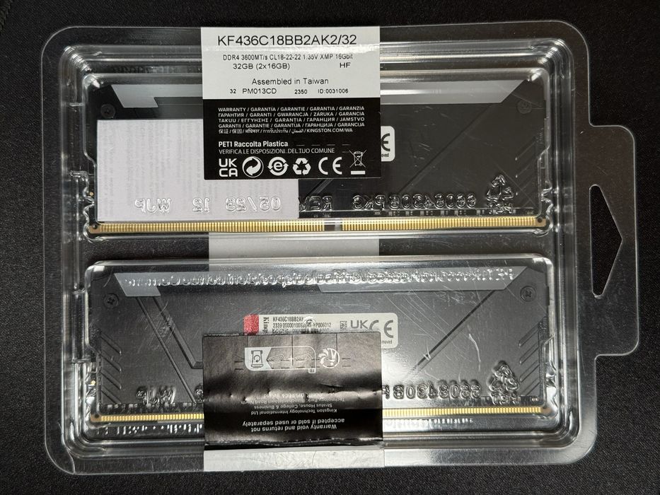 Kingston Fury Beast DDR4 32GB (2x16GB) 3600MHz ARGB