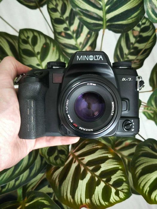 Фотокамера Minolta a-7 з Обєкивом Minolta Maxxum AF 50mm f/1.7