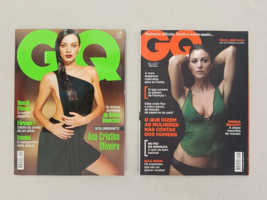 Lote  de  11  Revistas ( GQ )  impecáveis
