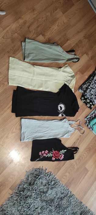 Ubrania bluzka spódnica spodnie sweter sukienka spodenki XS S 34 36 M