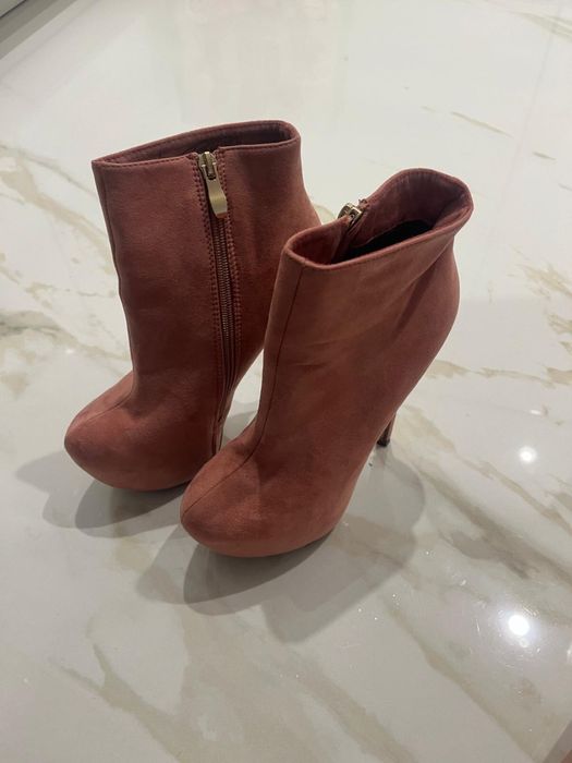 Botas salto alto compensadas