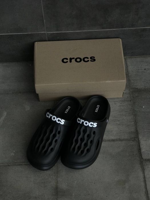 Crocs мужские черные / крокс чоловічі чорні / зручні тапочки крокс