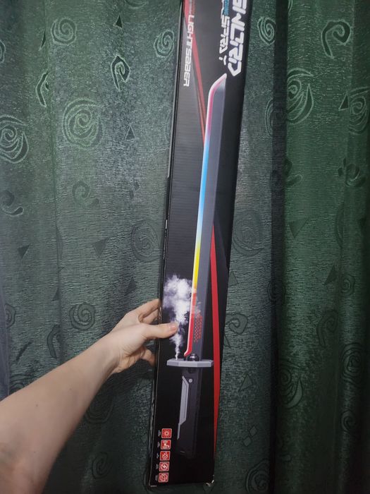 Miecz świetlny LED z efektami iskier