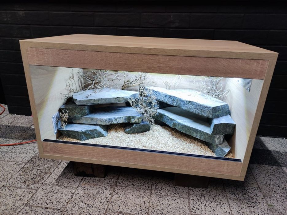 Terrarium 60x40x40 gekon lamparci jaszczurka PETMARKET