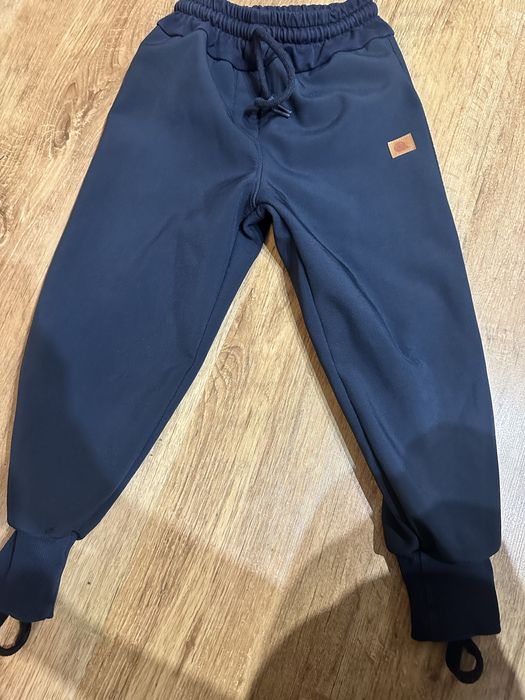 Spodnie 116 granatowe Tu Szyte przeciwdeszczowe