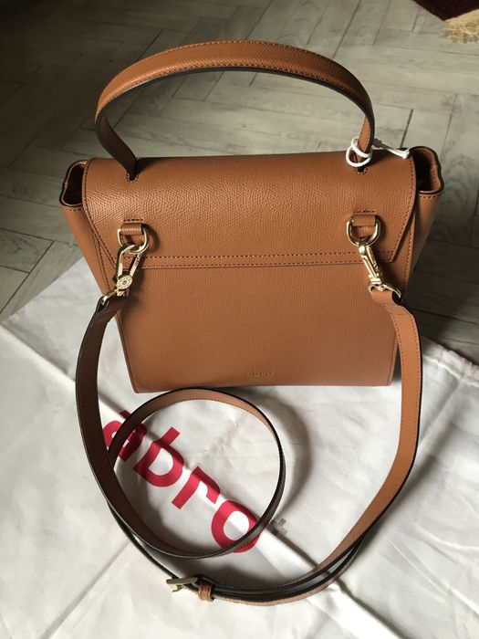 Torebka skórzana Abro w miodowym kolorze