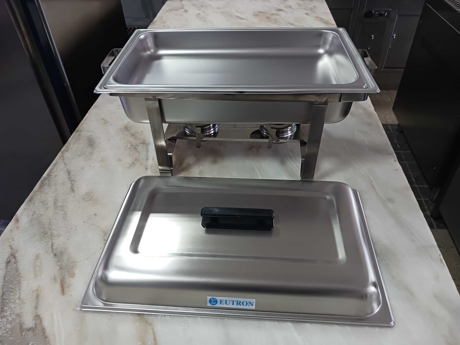 ACM1496 - Rechaud Chaffing Dish Inox Banho Maria - Novo