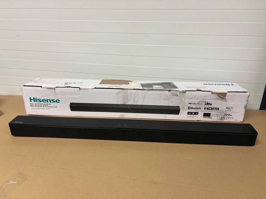 Soundbar HISENSE HS205G Czarny 2.0 Bluetooth HDMI ARC USB AUDIO DTS