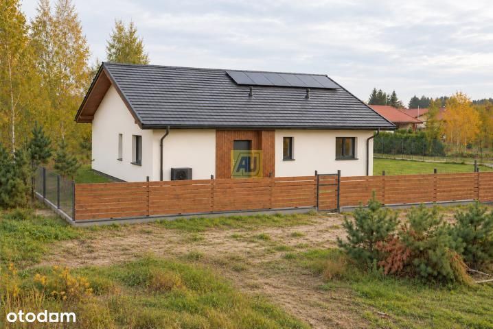 Nowy dom 112,5m², fotowoltaika, pompa ciepła