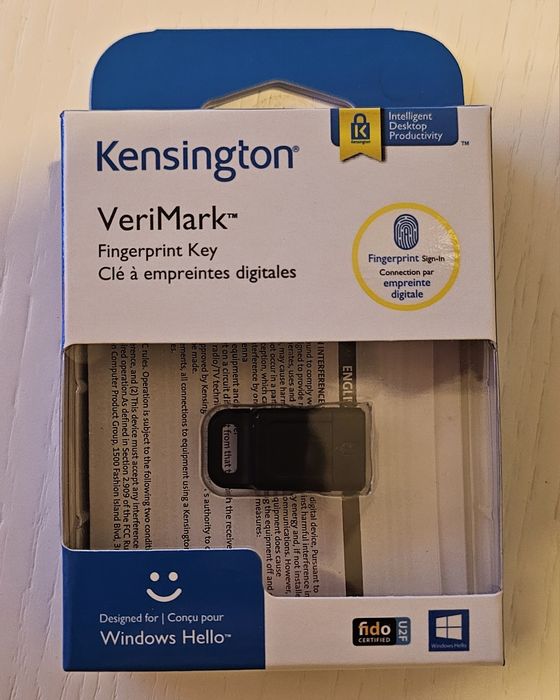 Kensington VeriMark Leitor Impressão Digital USB