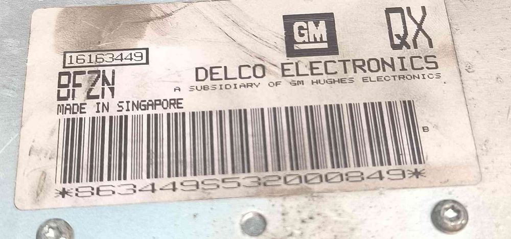 Centralina Motor / ECU 16163449 - OPEL CORSA B