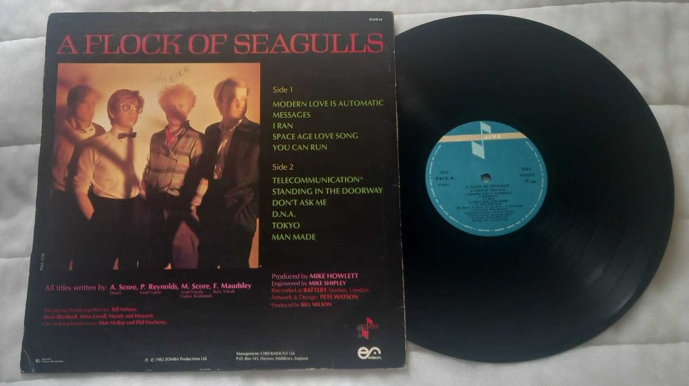A Flock Of Seagulls – A Flock Of Seagulls LP  1982