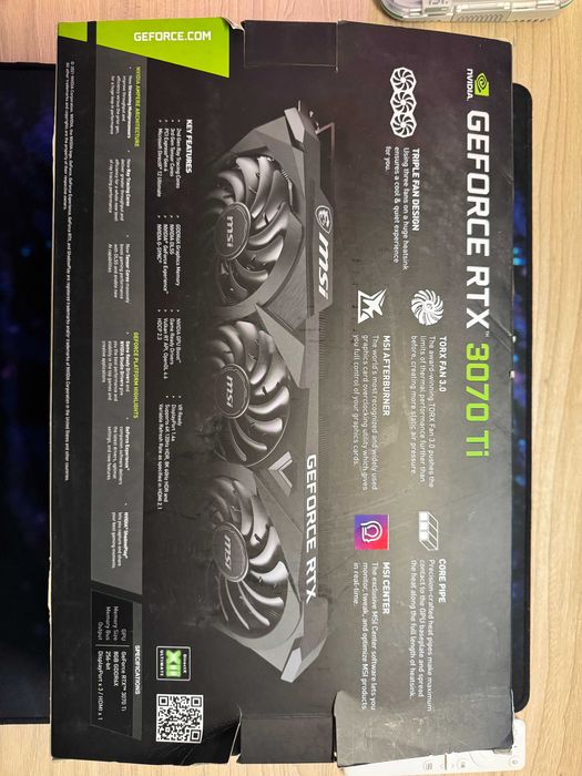 MSI GeForce RTX™ 3070 Ti GAMING X TRIO 8GB GDDR6X – Excelente Estado!