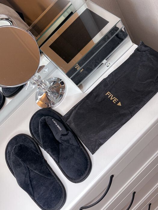Klapki hotelowe Five japonki premium jednorazowe welurowe