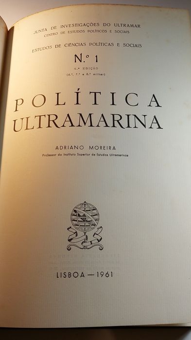 Política Ultramarina - Adriano Moreira (4ª edição)