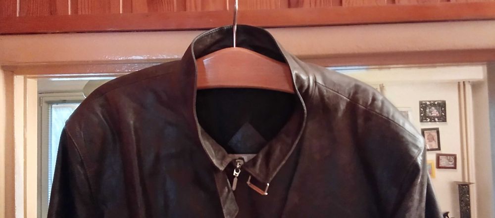 Kurtka skórzana męska XL