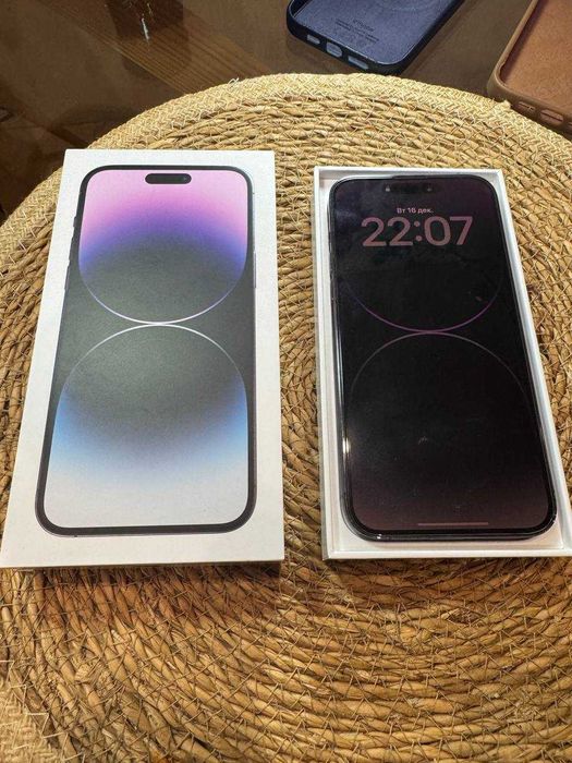 iPhone 14 pro max deep purple 128 gb