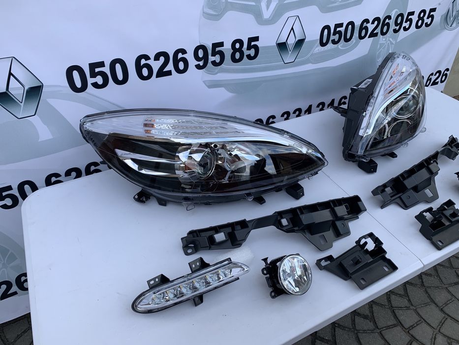 scenic 3 сценик 4 Megan 3 megane 4 laguna 3 Clio 4 разборка шрот  фари