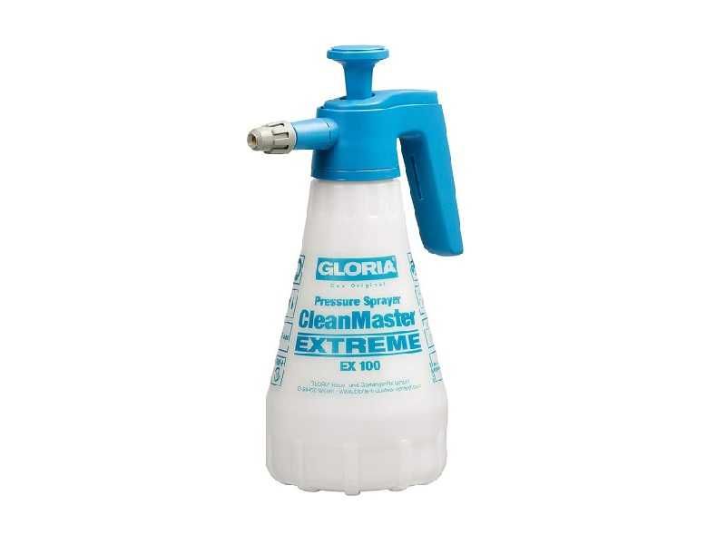 оприскувач розпилювач GLORIA CleanMaster Extreme EX100 під тиском 1 л