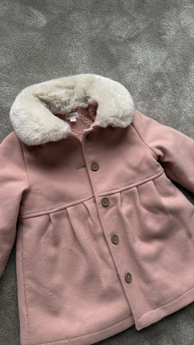 Ciepły płaszcz 104 cm