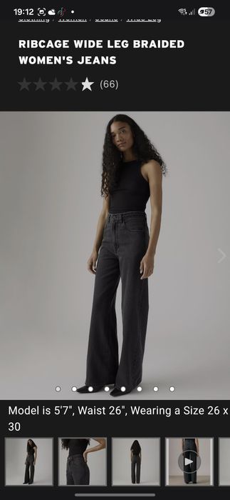 Джинси жіночі Levi's 26×32