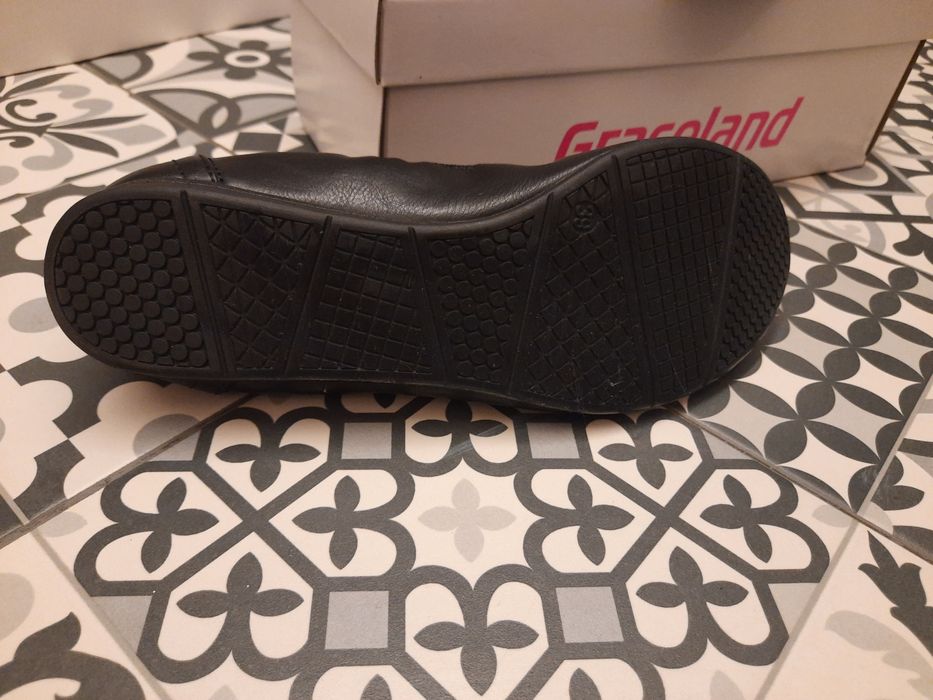 Nowe Buty Balerinki 39 Deichmann Gumka Dopasowuje się do stopy