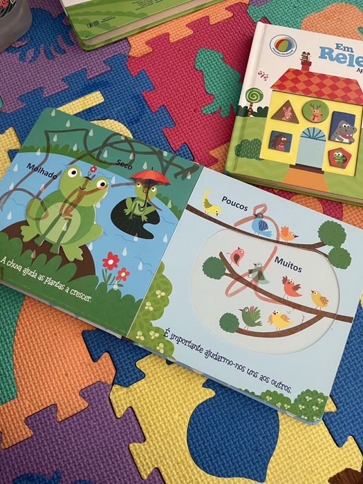 Livros coleção “em relevo”