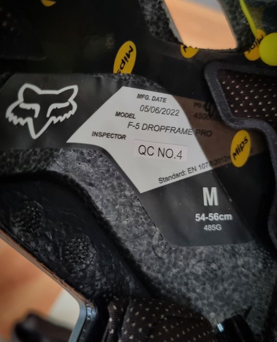 Kask Fox Dropframe Pro rozmiar M