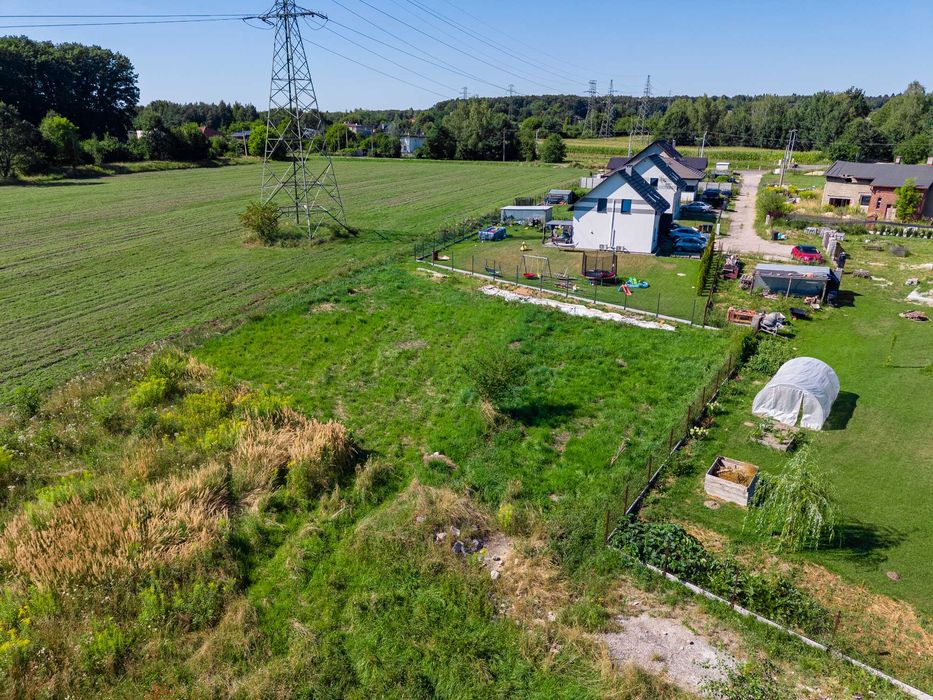 Działka budowlana 800 m² | Widok na las | Utwardzony dojazd | Orzesze, ul. Drużynowa