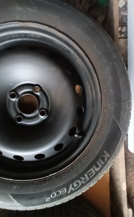 Комплект літньої  резини R15 на стальних дисках