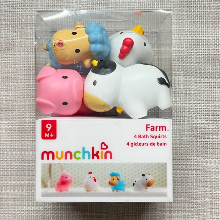 Набір іграшок для купання Munchkin манчкін 4 шт та  8 шт