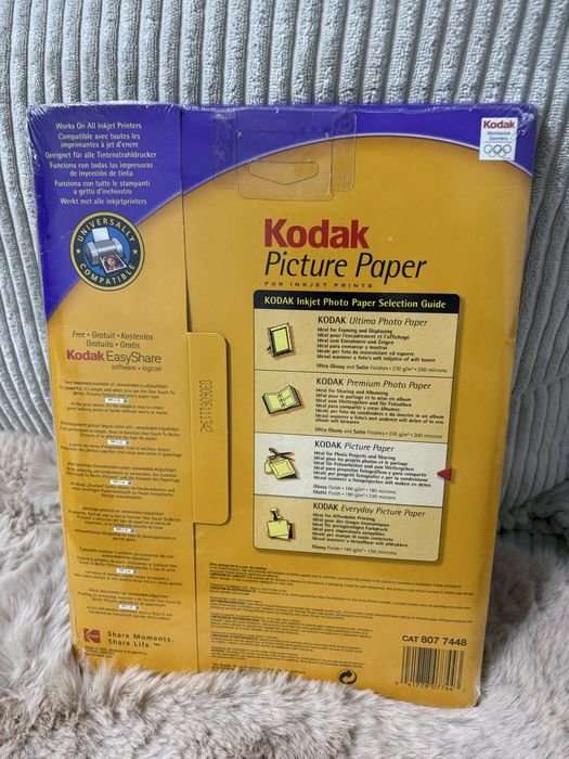 opakowanie błyszczącego papieru fotograficznego Kodak Picture Paper