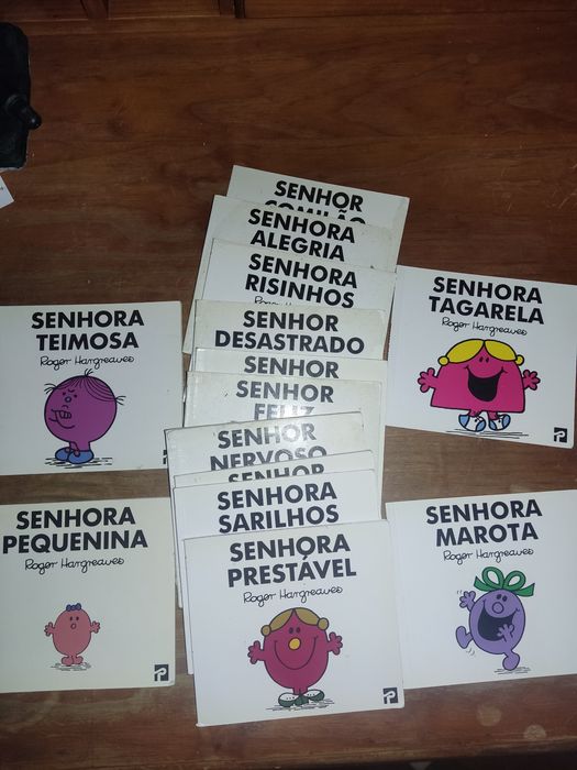 Conjunto 14 livros da coleção Sr e Sra.