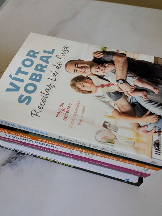 Promoção - NOVOS - 6 livros de culinária - menos de metade do PVP